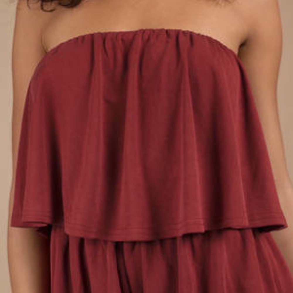 Tobi "WHAT A FEELING STRAPLESS ROMPER" - Picture 3 of 5
